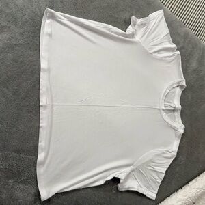 ALO Yoga White Short Sleeve Tee